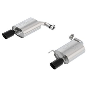 Ford Mustang Performance Exhaust - Ford Racing - Cat Back - Black Chrome - `15-`23 Ford Mustang Performance Exhaust - Ford Racing - Cat Back - Black Chrome - `15-`23
